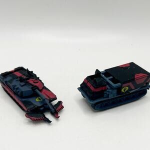 Micro Machines Military M1A1 MCBS Abrams Tank + M270 Hasbro 2001 G.I. Joe Cobra